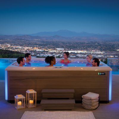 HotSpring-Limelight-2020-Prism-AlpineWhite-Coastal Gray-Lifestyle-Group-Night-01